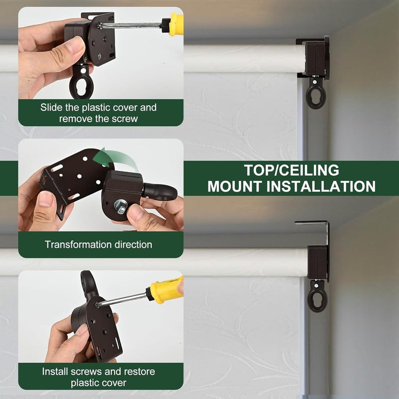 Lihopefe Universal Replacement Installation Accessories for Indoor/Outdoor Sunshade and Roller Blinds - Image 3
